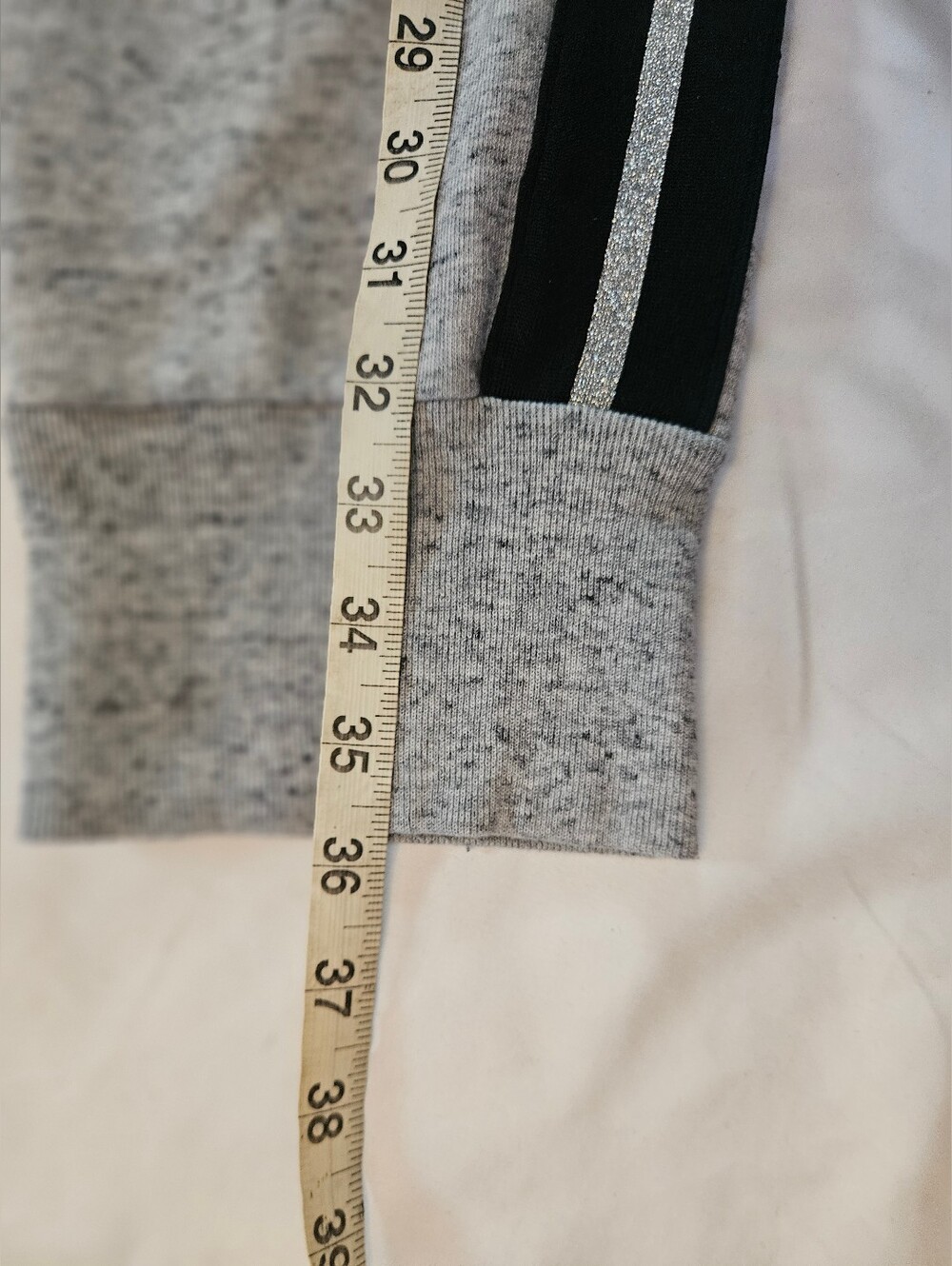 Victorias Secret Pink Womens Gray And Black Pull On Jogger Sweatpants Size Large - Picture 8 of 15